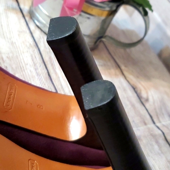 Coach Suede Breana Plum Heel - Picture 11 of 12